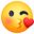 Throwing a kiss